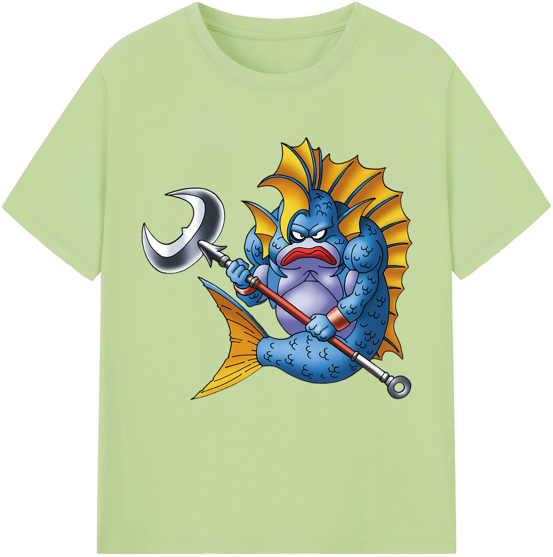 （画像用） ドラゴンクエスト Doragon Kuesuto Dragon Quest 綿100％半袖Tシャツ（フロントプリント）